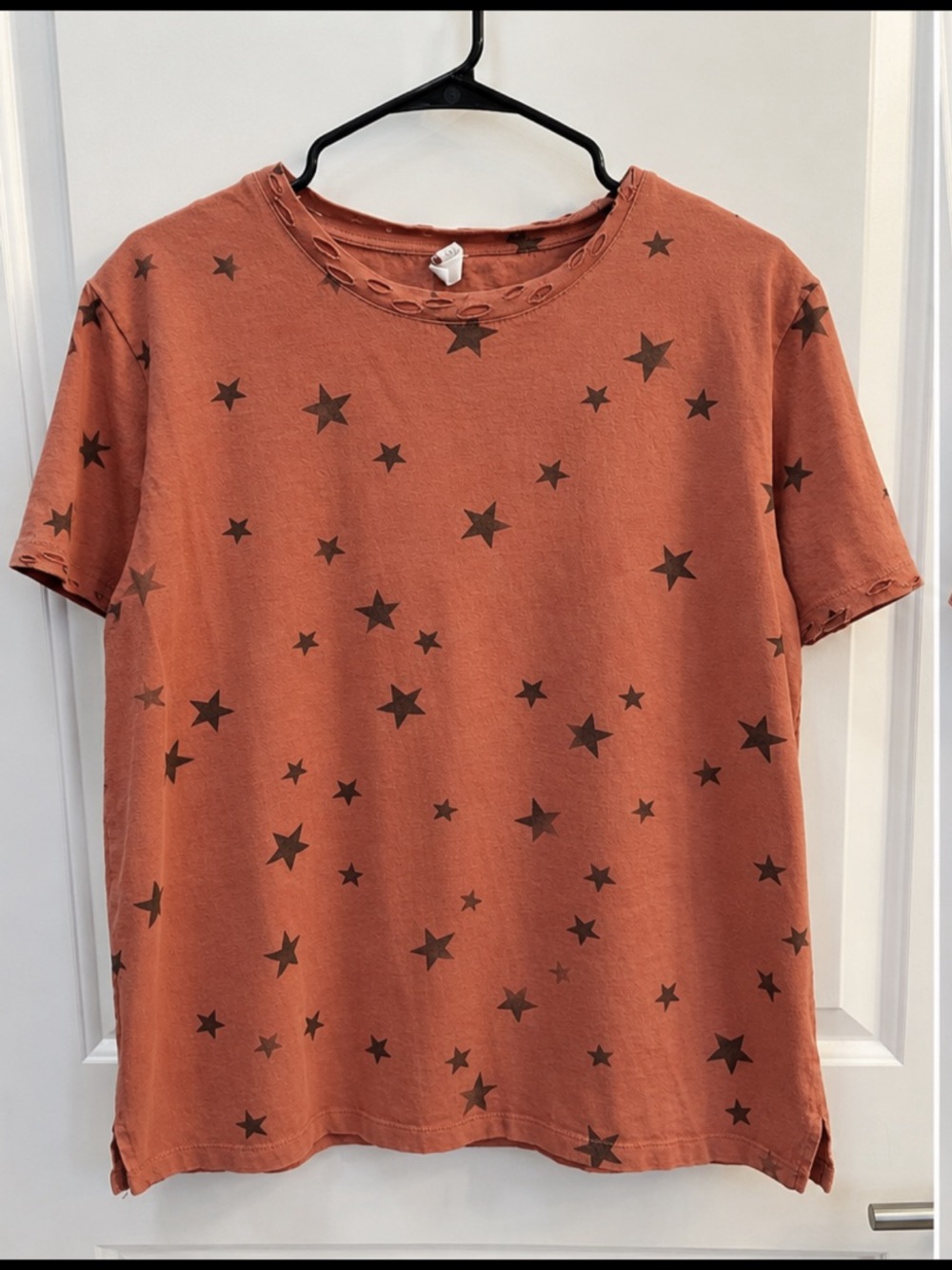 Wishlist Star Print Short Sleeve Tee Size Large